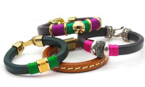 Pulseiras Cabedal Extra-Grosso